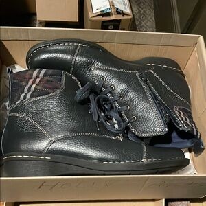 Women’s Clarks Black Leather Boots